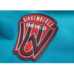 Custom Logo Embossed Self Adhesive Clothing Patches , Silicone 3D Rubber Labels for sale