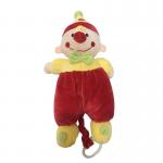 Musical Doll 38CM 14.96IN Infant Plush Toys With Red Clown Play Function EMC for sale