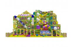 China Commercial Indoor Playground Equipment With Large Children Slide supplier