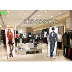 Ultra Thin Led Poster Board , 3mm Pitch Portable Poster Display 4cm Thickness