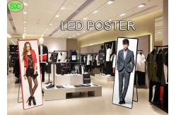 China Ultra Thin Led Poster Board , 3mm Pitch Portable Poster Display 4cm Thickness supplier