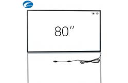 China 80 Inch IR Touch Screen Panel Aluminum Frame For Gaming supplier