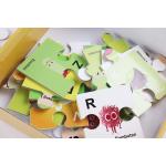 CMYK Print Cardboard Paper Jigsaw Puzzle Eviromental Friendly