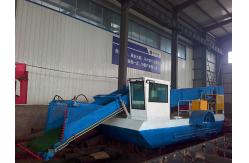 China 70kw Power Aquatic Weed Harvester To Collect Water Plants On Water supplier