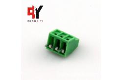 China 2-24 Poles 150V 7A Screw Terminal Block HQ128-2.54 Mm Pitch supplier