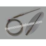 J Type RTD temperature probe with Mineral Insulated spring fixed bayonet for sale