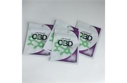 China 3.5 Gram Plastic Pouches Packaging Custom Label Printed CBD Cookies Resealable k supplier