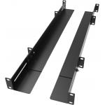 Black Powder Coated Universal 4 Post Mount Rails for Network Equipment Server Rail Kit for sale