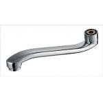 Chrome Plated Brass Bathroom Faucet Spare Parts Rotatable Sink Faucet Spout for sale