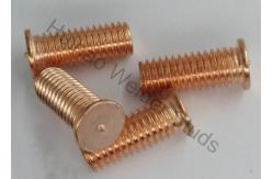 China No Thread Flanged Stud Welding Pins M3 M10 Diameter With Chrome Nickle Plated supplier