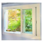 Double Glazed PVC Sliding Window Solutions 62mm/80mm/82mm Profile Series Tempered Glass Design for sale