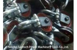 China Overhead Line Round Hoisting Point Chain Conductor Stringing Blocks supplier