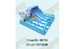 China Blue Inflatable Castle: Fun for Little Explorers Adventure - Ready Play Area supplier