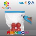 Plastic food vacuum seal bags / vacuum food storage packaging for sale