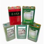 3000ml Olive Oil Tin Cans Box 0.35mm With Plastic Spout for sale