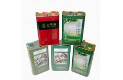 China 1.75L Large Rectangular Metal Tins Olive Oil Packaging Tin Cans supplier
