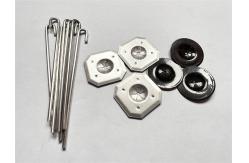 China Bird Deterrent Installation Solar Panel Mesh Clips For Roofing System supplier