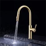 Brass Bathroom Sanitary Ware Water Tap One Handle Pulldown Faucet for sale