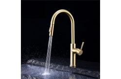 China Brass Bathroom Sanitary Ware Water Tap One Handle Pulldown Faucet supplier