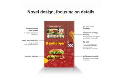 China 24 Hours 32 Touch Screen Vending Machine Kiosk For Hamburger Hot Food supplier