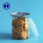 Cashew Biscuits Canned Food Eoe Plastic PET Can Transparent With Aluminum Lid 335ml for sale