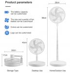 Wall Installation Pedestal Stand Custom Folding Fans With AC Power Supply for sale