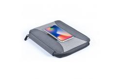 China Custom LED Logo A5 Multifunctional Wireless Charging Notebook For Business supplier