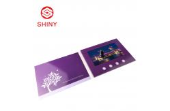 China 7 inch Invitation Lcd Screen Greeting Card 1500Amh 1024*600P supplier