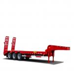 Customizable Steel Three- And Four-Axis CIMC Lowbed Semi-Trailer Truck Trailers for sale