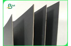 China Recyclable Pulp 250gsm  - 800gsm One Side Black Paper Board For Calendar supplier