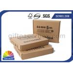 Small Paper Corrugated Cardboard Shipping Boxes / Foldable Paper Storage Boxes for sale
