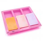 Rectangular Silicone Kitchen Product Soap Mold Flexible Practical