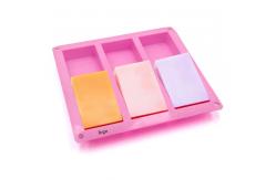 China Rectangular Silicone Kitchen Product Soap Mold Flexible Practical supplier