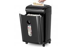 China Quiet Efficient  Heavy Duty Paper Shredder 18 Sheet Cross Cut Shredder supplier
