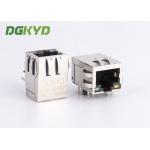10/100BASE Tab Down Transformer RJ45 Network Connector With Led for sale