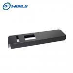 ODM Custom Aluminum Laser Cutting Parts Black Anodizing High Precision for sale