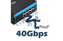 China Industrial POE Gigabit Smart Ethernet Managed Switch With 1 ST Port supplier