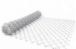 China 10 Guage Chain Link Wire Mesh Fence Galvanized Diamond Security Fencing supplier