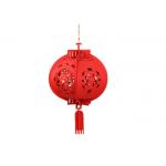 Chinese Palace Red EN71 Felt Lantern Celebration Decoration for sale