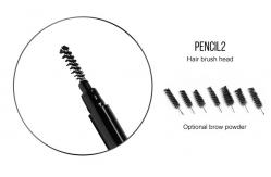 China ABS Double Ended Cream Eyeshadow Pencil , Custom Design Long Lasting Eyeshadow supplier