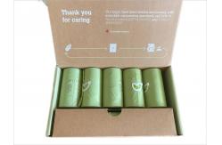 China Custom PBAT Biodegradable Poly Bags Rolls For Dog Poop supplier