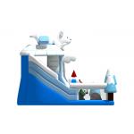 Ice And Snow Animals Themed 8x8x5.7m commercial inflatable slide