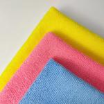 KILINE Cleaning Cloth for Car Washing Towel Hot Sell Microfiber Kitchen Glass Fashion Yellow Reusable for sale