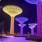 Outdoor Soft LED Curtain Screen with IP68 Rating and 150-Degree Beam Angle for sale