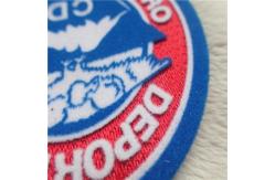 China Smooth Custom Heat Transfer Patches 3 Diemensional Embossed Plush Printing Tatami Flocking R supplier