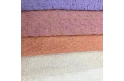 China 180-300gsm 100% Polyester Pleated Stretch Knitted Fabric Plain Crinkle Material supplier