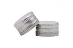 China 18mm 20mm Aluminum Tamper Evident Screw Cap Screw Thread Aluminum Pilfer Proof Cap supplier