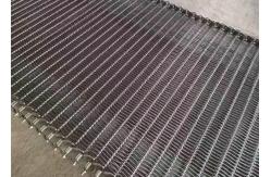 China Chain Link Spiral Mesh Belt With Cross Rod Food Grade SUS 304 Material supplier