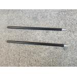 China high stiffness telescopic carbon fiber tubes with metal tip/point at end for sale