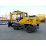 Reliable Wheeled Mini Excavator With YUCHAI/YC4D125 Engine And 9.00-20/8 Tires for sale